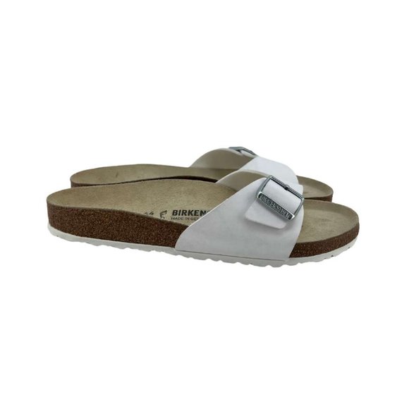 Birkenstock | Men's Madrid BS Sandals | White | Various Sizes - Picture 3 of 7